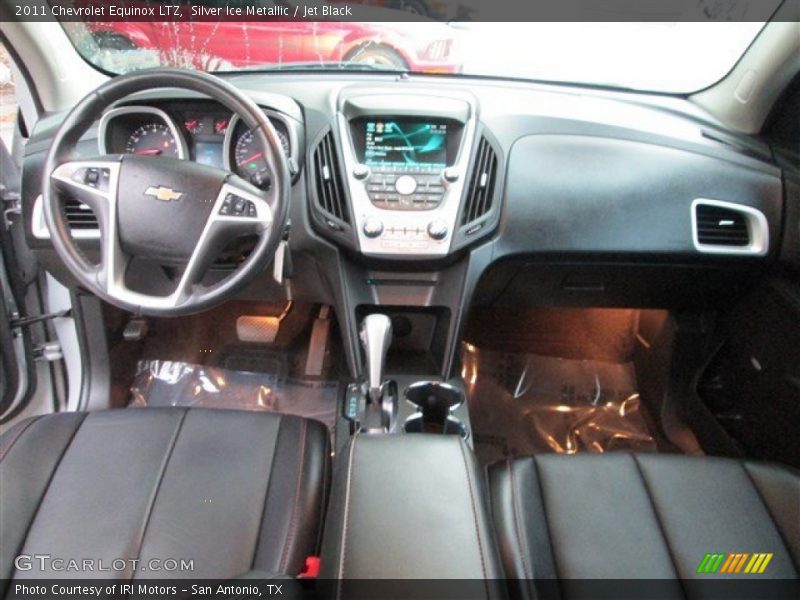 Silver Ice Metallic / Jet Black 2011 Chevrolet Equinox LTZ