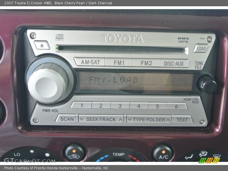 Black Cherry Pearl / Dark Charcoal 2007 Toyota FJ Cruiser 4WD