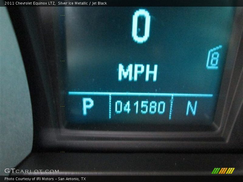 Silver Ice Metallic / Jet Black 2011 Chevrolet Equinox LTZ