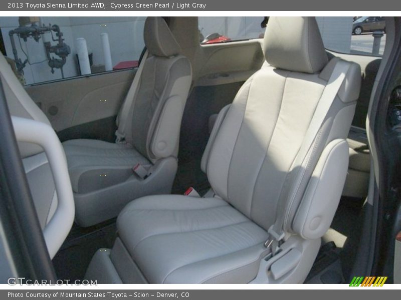 Cypress Green Pearl / Light Gray 2013 Toyota Sienna Limited AWD