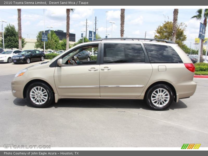 Desert Sand Mica / Taupe 2010 Toyota Sienna Limited