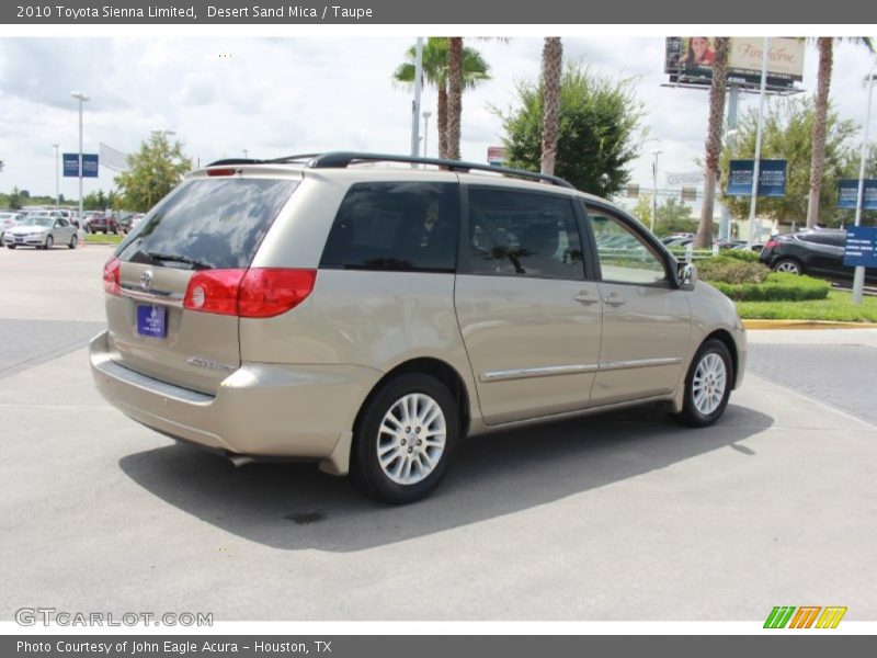 Desert Sand Mica / Taupe 2010 Toyota Sienna Limited
