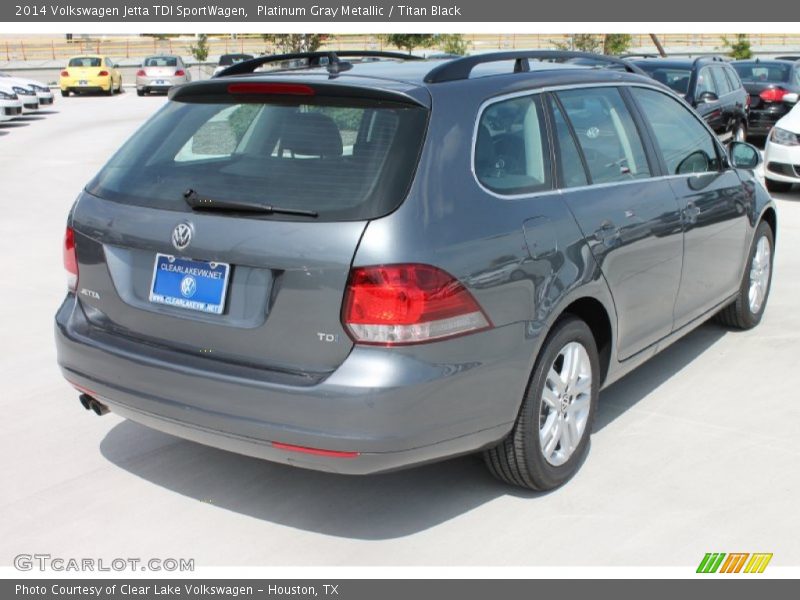 Platinum Gray Metallic / Titan Black 2014 Volkswagen Jetta TDI SportWagen