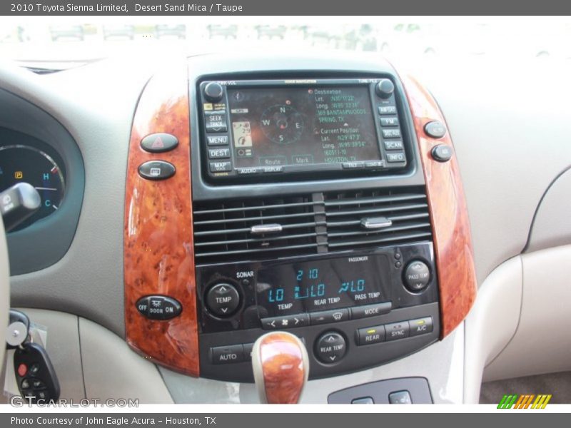 Desert Sand Mica / Taupe 2010 Toyota Sienna Limited