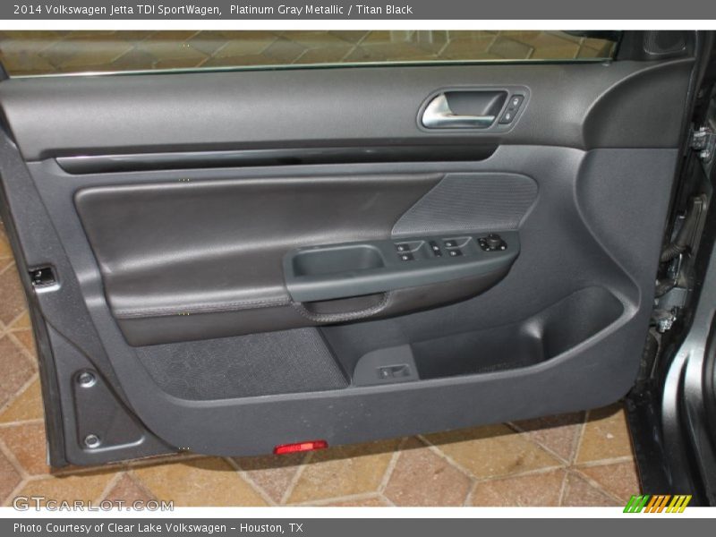 Platinum Gray Metallic / Titan Black 2014 Volkswagen Jetta TDI SportWagen