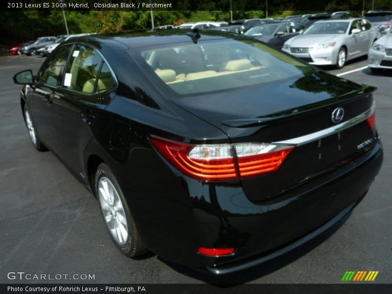 Obsidian Black / Parchment 2013 Lexus ES 300h Hybrid