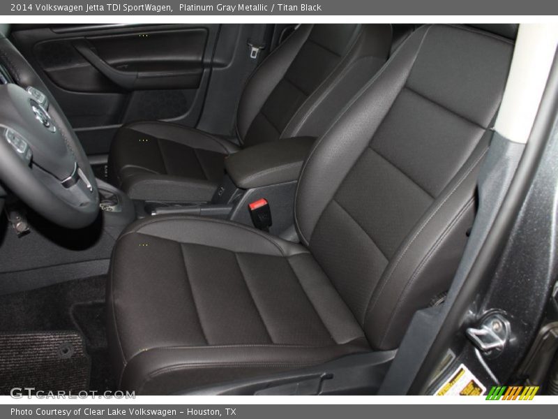 Platinum Gray Metallic / Titan Black 2014 Volkswagen Jetta TDI SportWagen