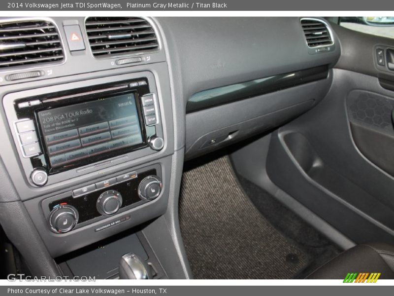 Platinum Gray Metallic / Titan Black 2014 Volkswagen Jetta TDI SportWagen