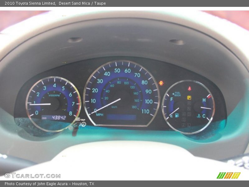 Desert Sand Mica / Taupe 2010 Toyota Sienna Limited