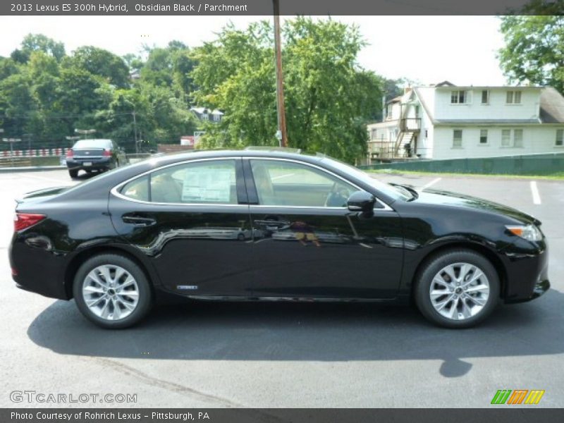 Obsidian Black / Parchment 2013 Lexus ES 300h Hybrid