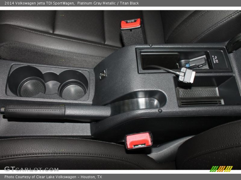Platinum Gray Metallic / Titan Black 2014 Volkswagen Jetta TDI SportWagen