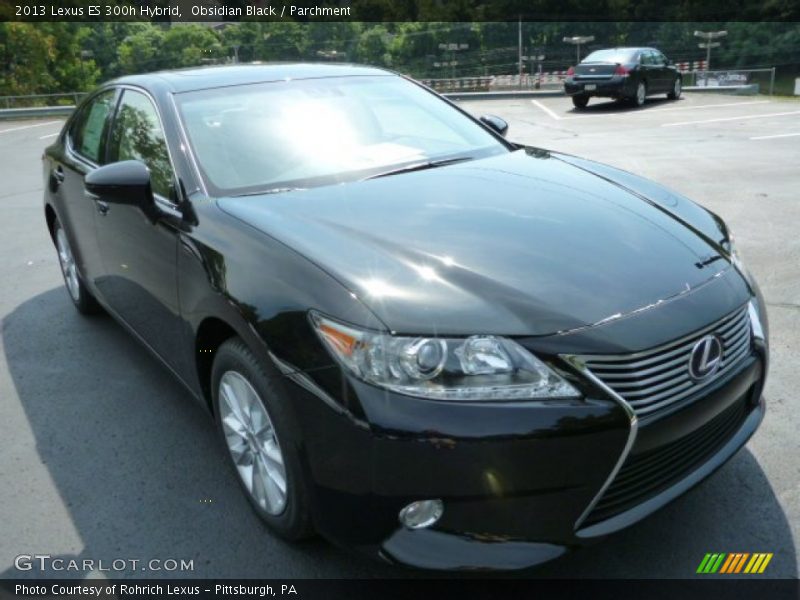 Obsidian Black / Parchment 2013 Lexus ES 300h Hybrid