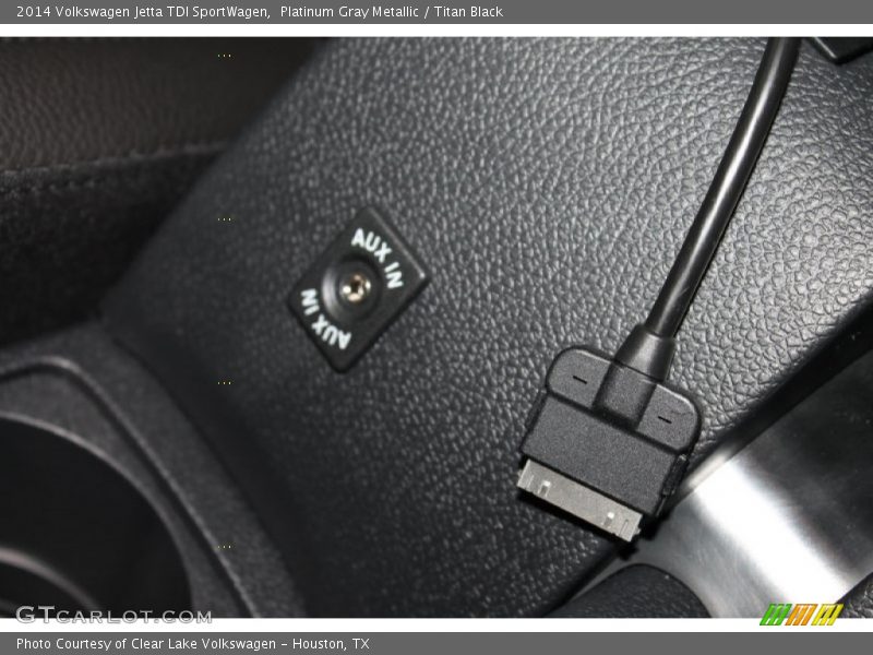 Platinum Gray Metallic / Titan Black 2014 Volkswagen Jetta TDI SportWagen
