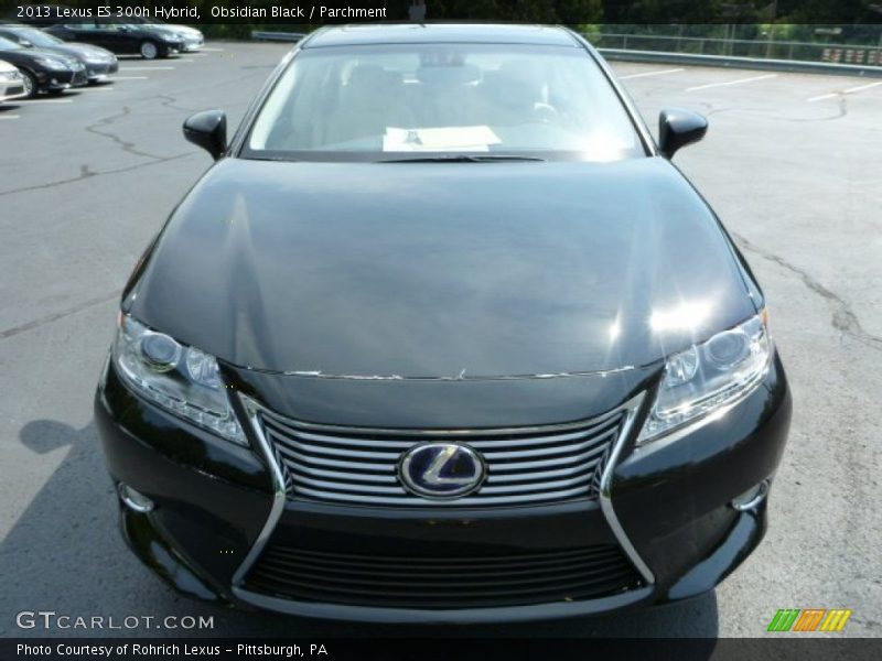 Obsidian Black / Parchment 2013 Lexus ES 300h Hybrid