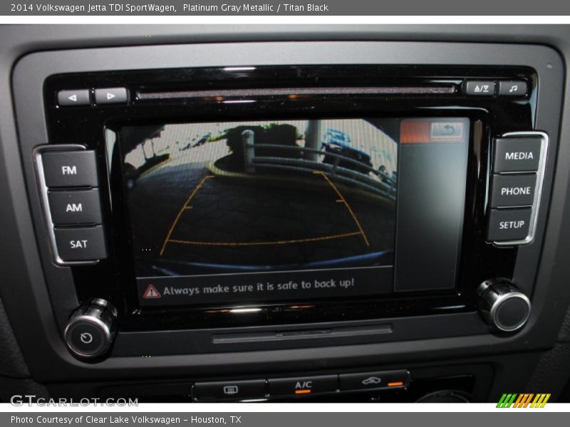 Platinum Gray Metallic / Titan Black 2014 Volkswagen Jetta TDI SportWagen