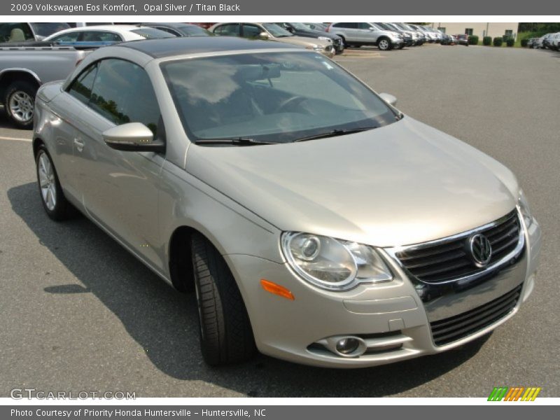 Opal Silver / Titan Black 2009 Volkswagen Eos Komfort