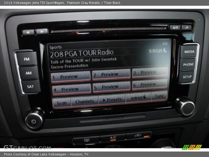 Platinum Gray Metallic / Titan Black 2014 Volkswagen Jetta TDI SportWagen
