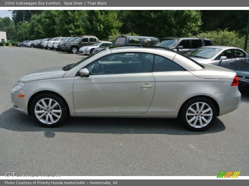 Opal Silver / Titan Black 2009 Volkswagen Eos Komfort