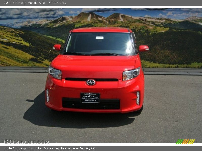 Absolutly Red / Dark Gray 2013 Scion xB