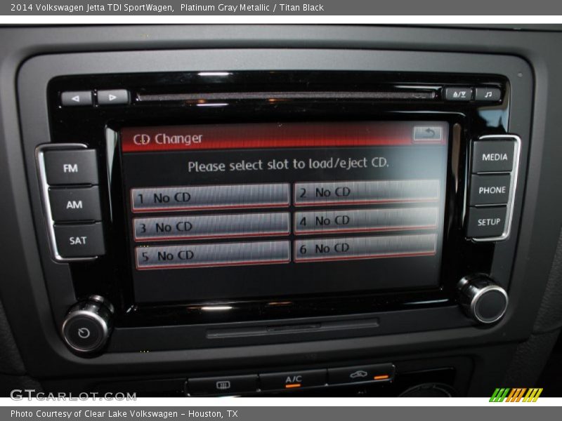Platinum Gray Metallic / Titan Black 2014 Volkswagen Jetta TDI SportWagen