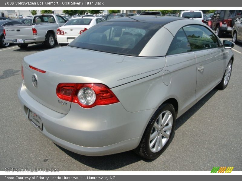 Opal Silver / Titan Black 2009 Volkswagen Eos Komfort