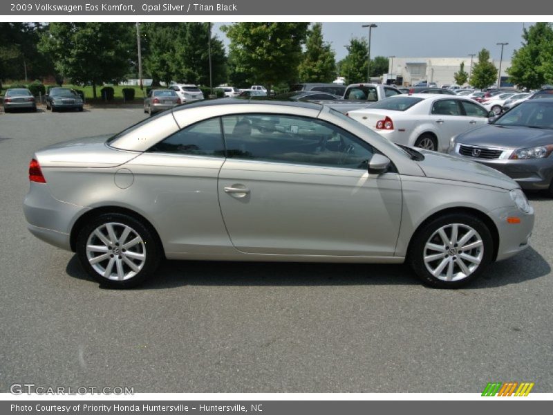 Opal Silver / Titan Black 2009 Volkswagen Eos Komfort