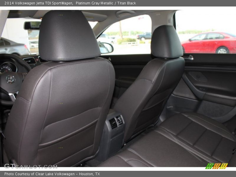 Platinum Gray Metallic / Titan Black 2014 Volkswagen Jetta TDI SportWagen