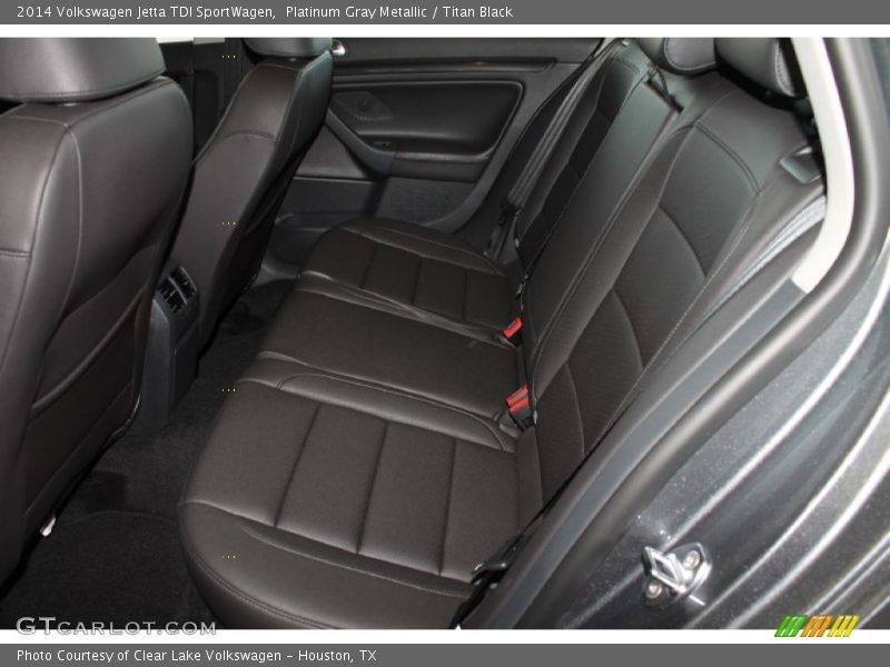 Rear Seat of 2014 Jetta TDI SportWagen