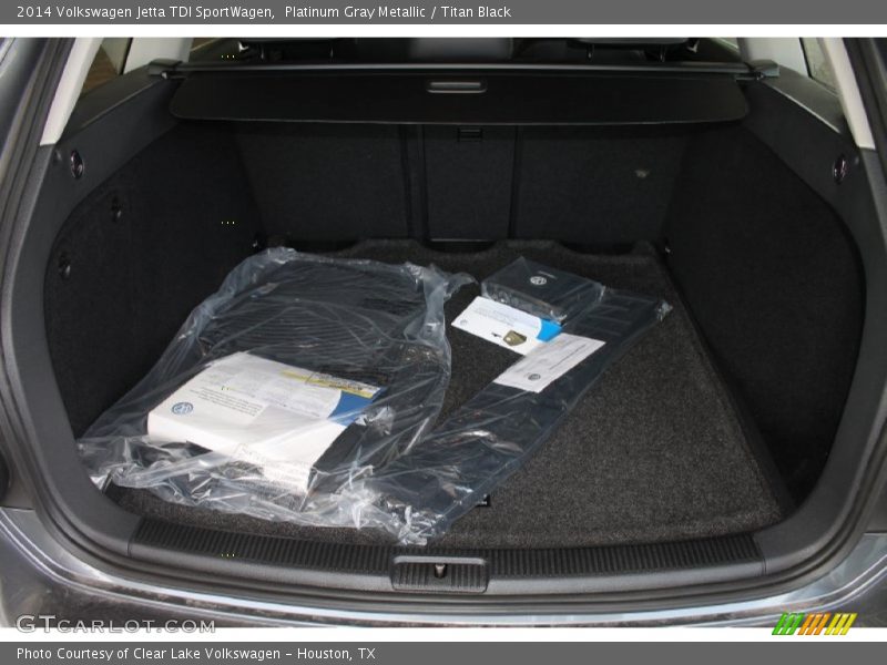 Platinum Gray Metallic / Titan Black 2014 Volkswagen Jetta TDI SportWagen