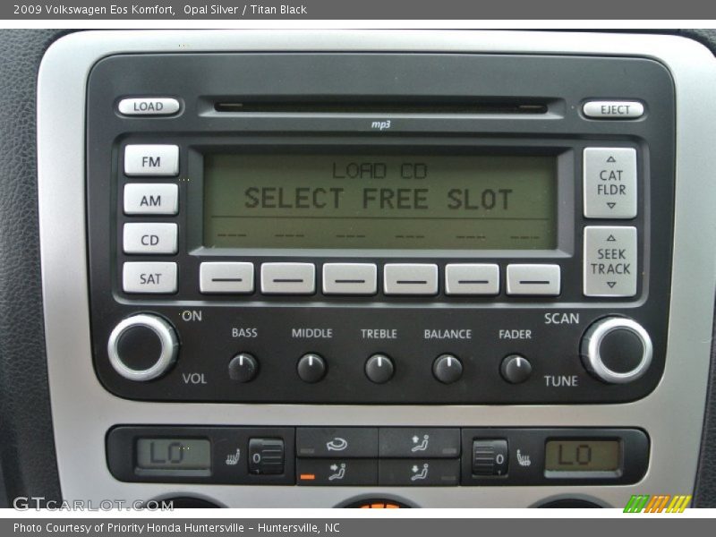 Opal Silver / Titan Black 2009 Volkswagen Eos Komfort