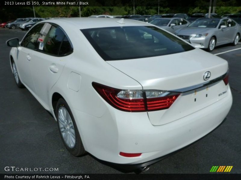 Starfire White Pearl / Black 2013 Lexus ES 350