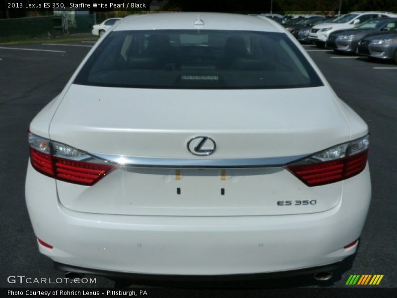 Starfire White Pearl / Black 2013 Lexus ES 350