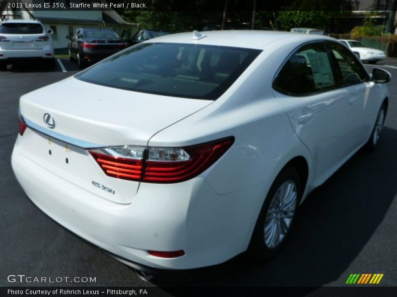 Starfire White Pearl / Black 2013 Lexus ES 350