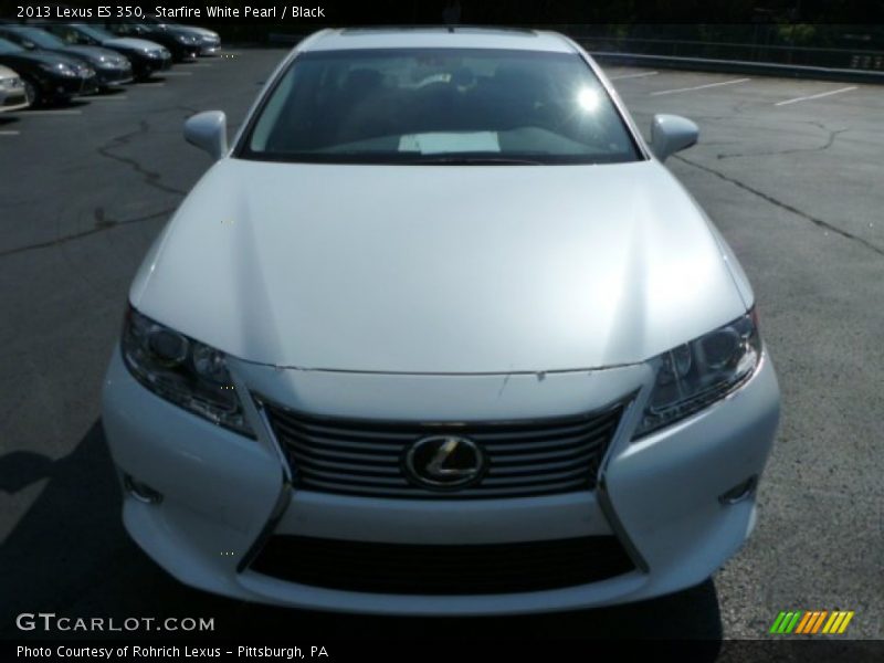 Starfire White Pearl / Black 2013 Lexus ES 350