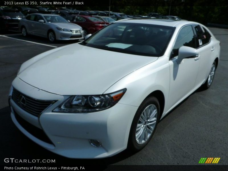 Starfire White Pearl / Black 2013 Lexus ES 350