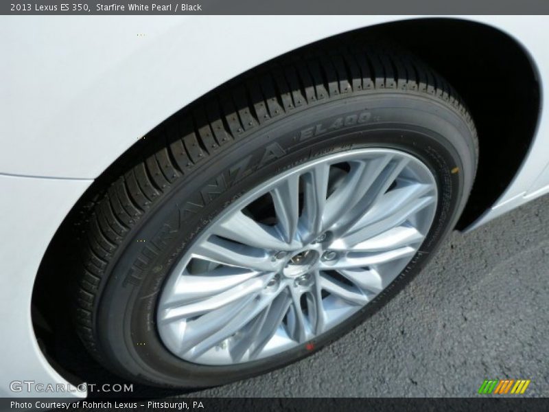 Starfire White Pearl / Black 2013 Lexus ES 350