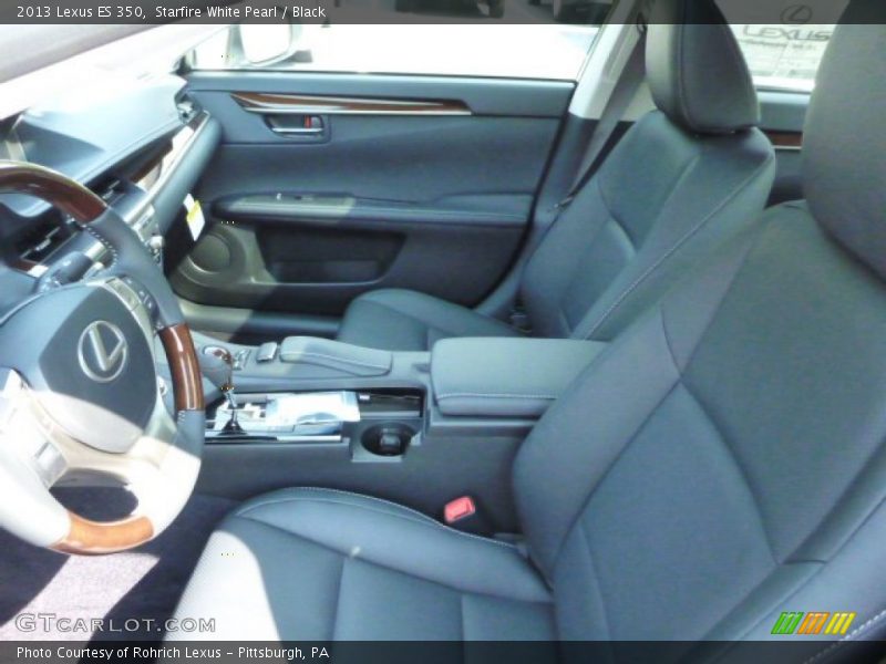 Starfire White Pearl / Black 2013 Lexus ES 350