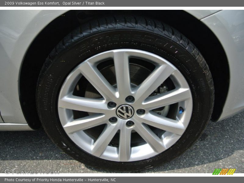 Opal Silver / Titan Black 2009 Volkswagen Eos Komfort