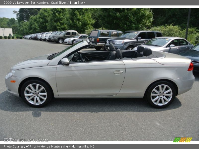 Opal Silver / Titan Black 2009 Volkswagen Eos Komfort