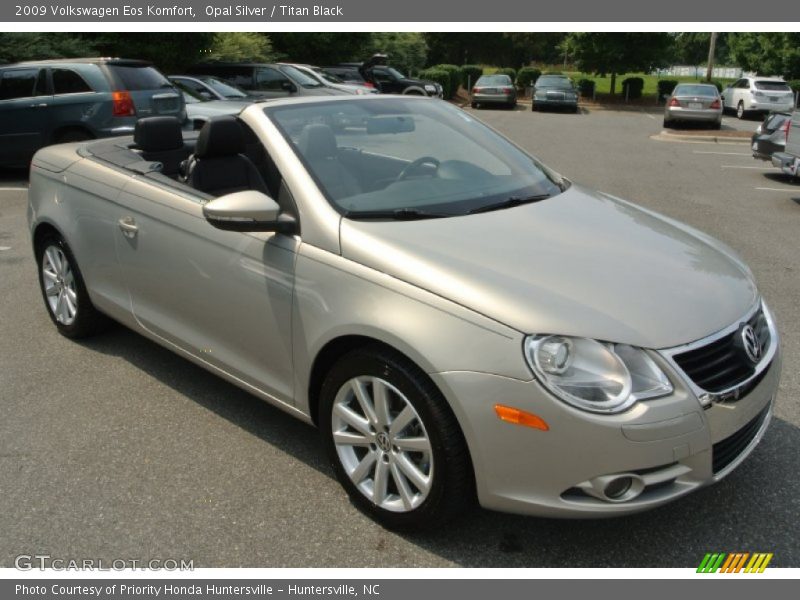 Opal Silver / Titan Black 2009 Volkswagen Eos Komfort