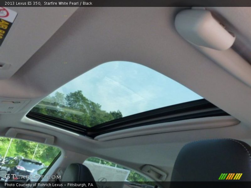 Starfire White Pearl / Black 2013 Lexus ES 350