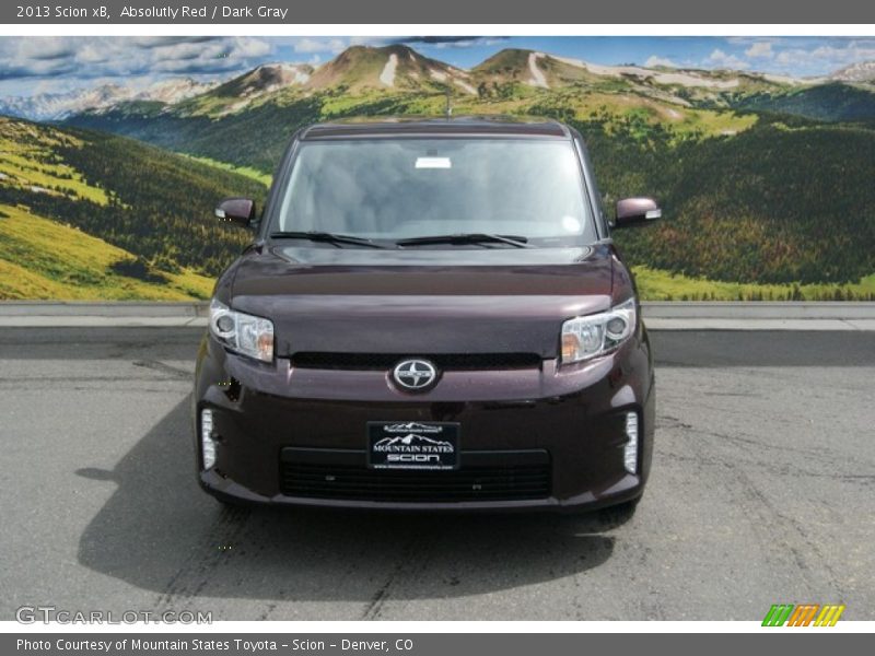 Absolutly Red / Dark Gray 2013 Scion xB