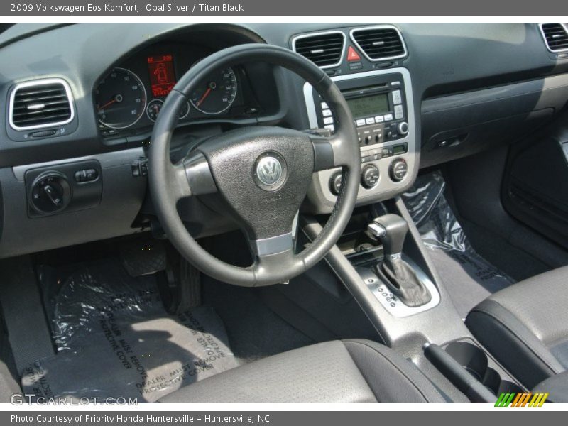 Opal Silver / Titan Black 2009 Volkswagen Eos Komfort