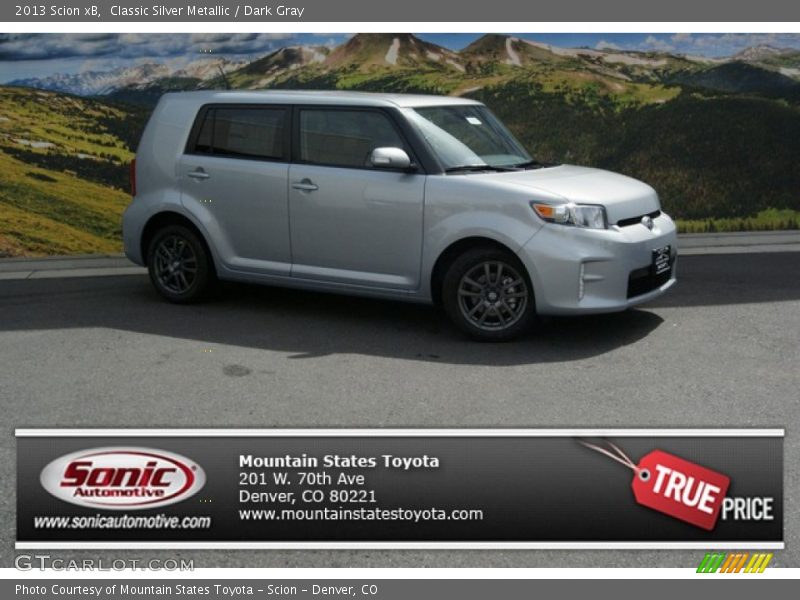 Classic Silver Metallic / Dark Gray 2013 Scion xB