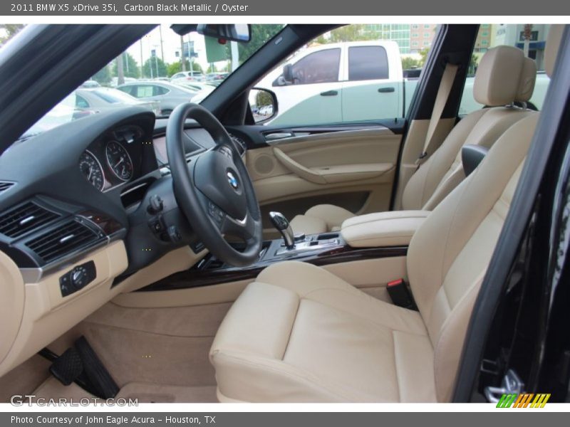 Carbon Black Metallic / Oyster 2011 BMW X5 xDrive 35i