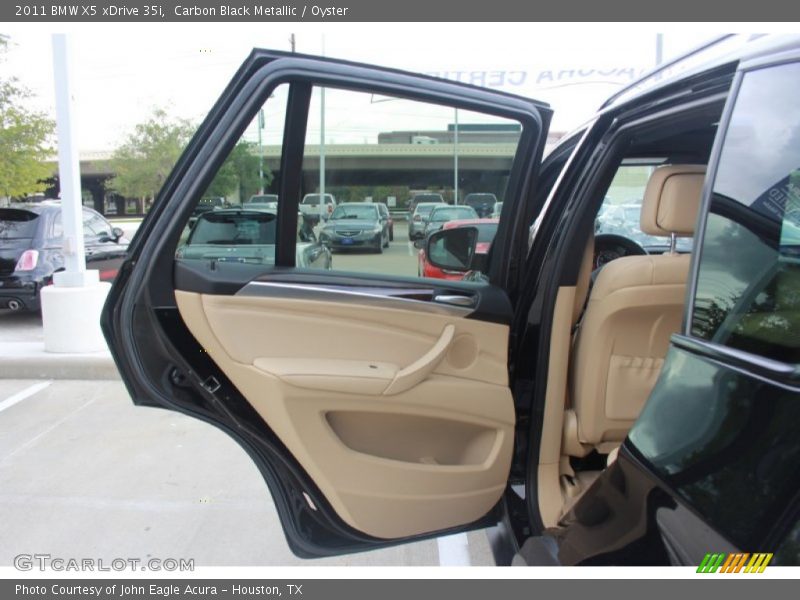 Carbon Black Metallic / Oyster 2011 BMW X5 xDrive 35i