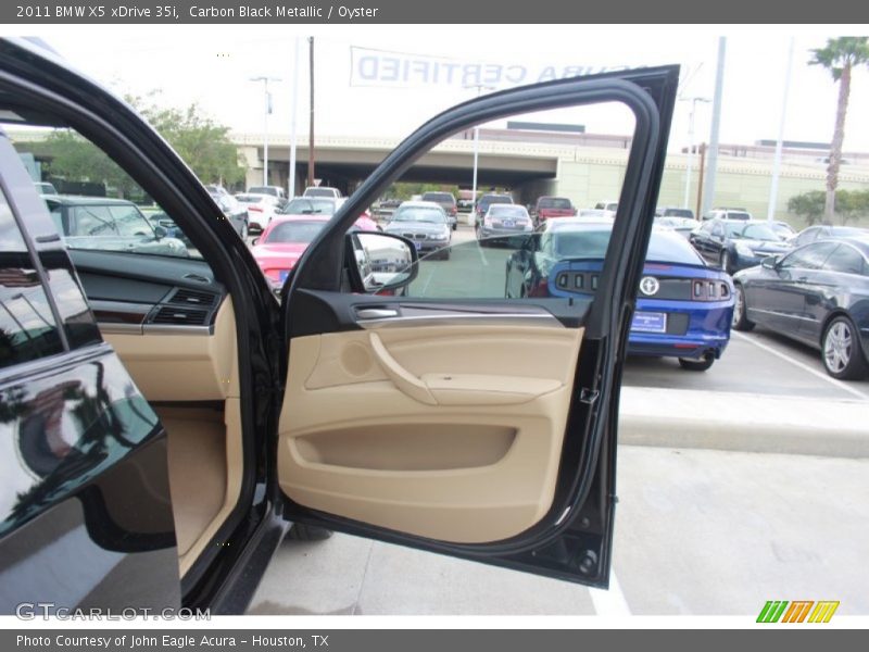 Carbon Black Metallic / Oyster 2011 BMW X5 xDrive 35i