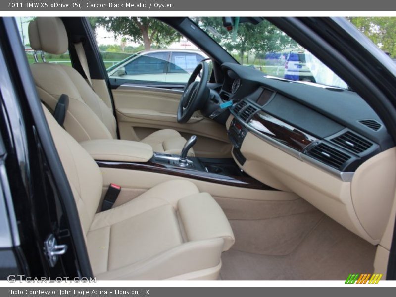 Carbon Black Metallic / Oyster 2011 BMW X5 xDrive 35i