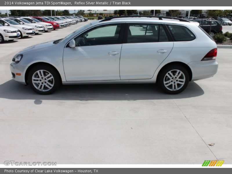  2014 Jetta TDI SportWagen Reflex Silver Metallic