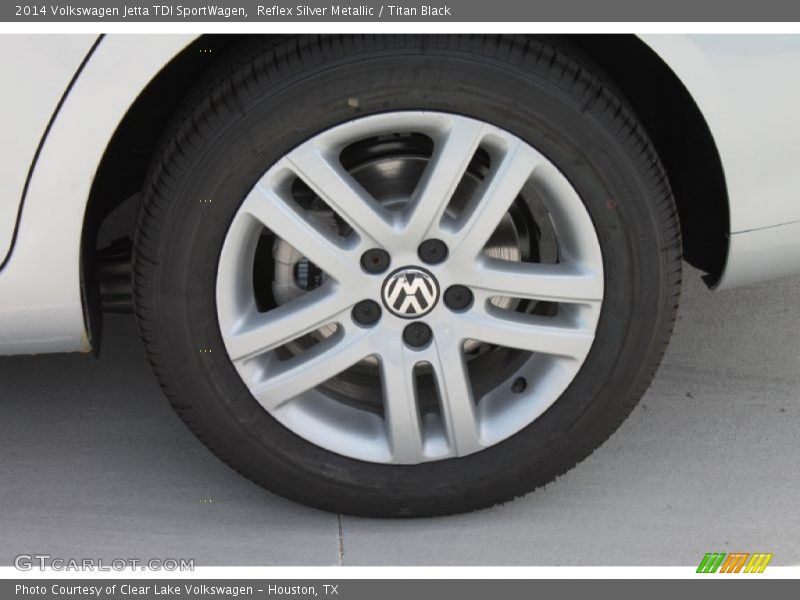 Reflex Silver Metallic / Titan Black 2014 Volkswagen Jetta TDI SportWagen